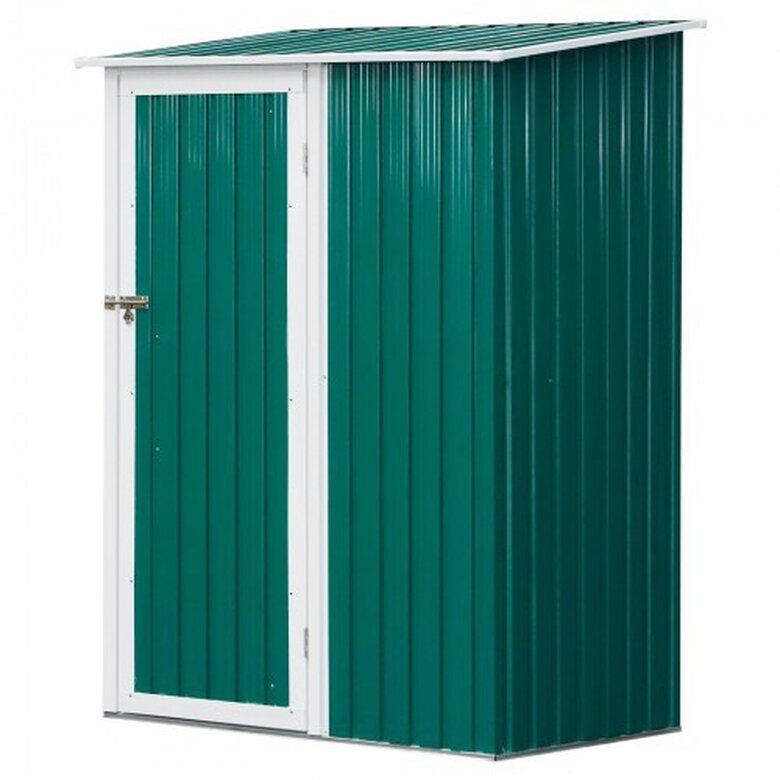Caseta de jardín con puerta Outsunny color Verde, , large image number null
