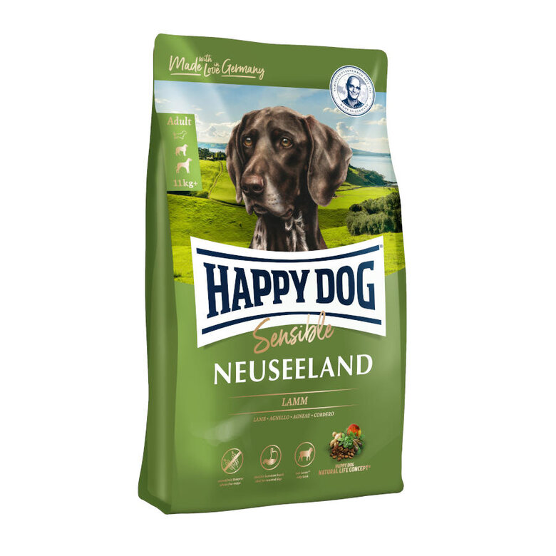 4 kg Happy Dog Adulto Sensible Neuseeland Cordero pienso