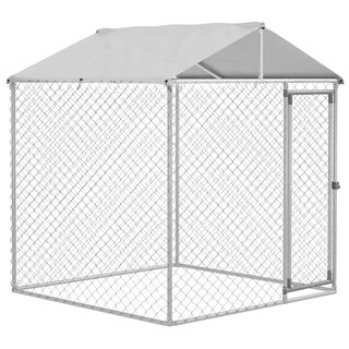 Pawhut Perrera Jaula De Exterior Para Perros