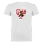 Camiseta unisex huella de corazones personalizable color Blanco, , large image number null