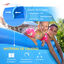 Outsunny Piscina Hinchable Redonda 4.000 Litros Ø274x76 cm para 3-4 Personas Piscina Inflable Familiar Adultos y Niños con Inflador de Mano para Jardín Patio Exterior Azul, , large indicador imagen numero 5