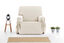 Protector Funda Sillon Sofa 1 Plaza con lazos. Color Beige. 1 Plaza (80 - 120 cm), , large indicador imagen numero 3