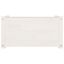 vidaXL Jardinera de madera maciza de pino blanca 60x31x31 cm, , large indicador imagen numero 3