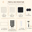 PawHut Valla para Mascotas Negro, , large indicador imagen numero 5