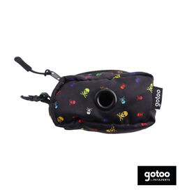 Gotoo Porta bolsas calavera negro para perros
