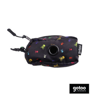 Gotoo Porta bolsas calavera negro para perros