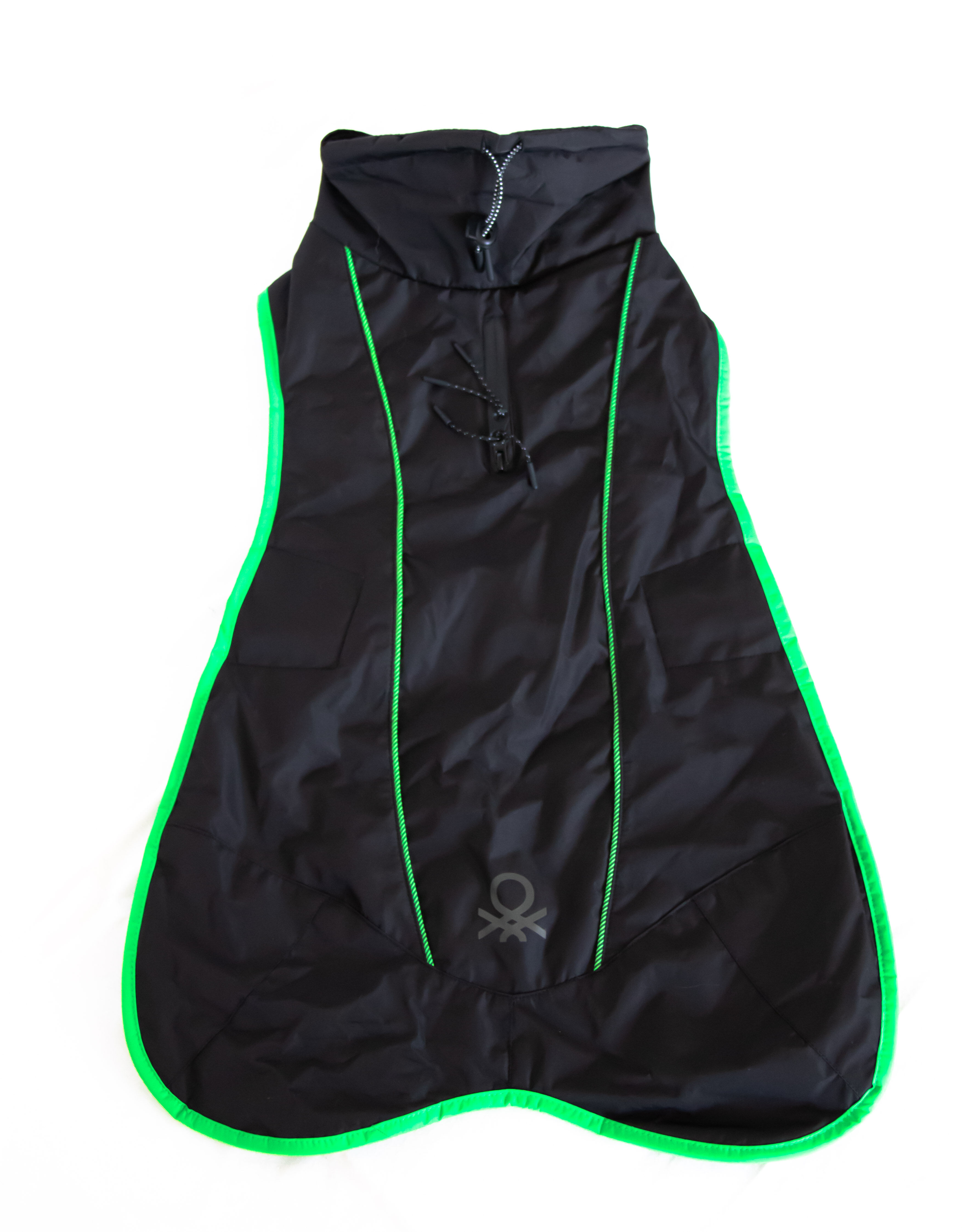 Benetton Abrigo Verde Talla 32cm, , large Imagen numero 1