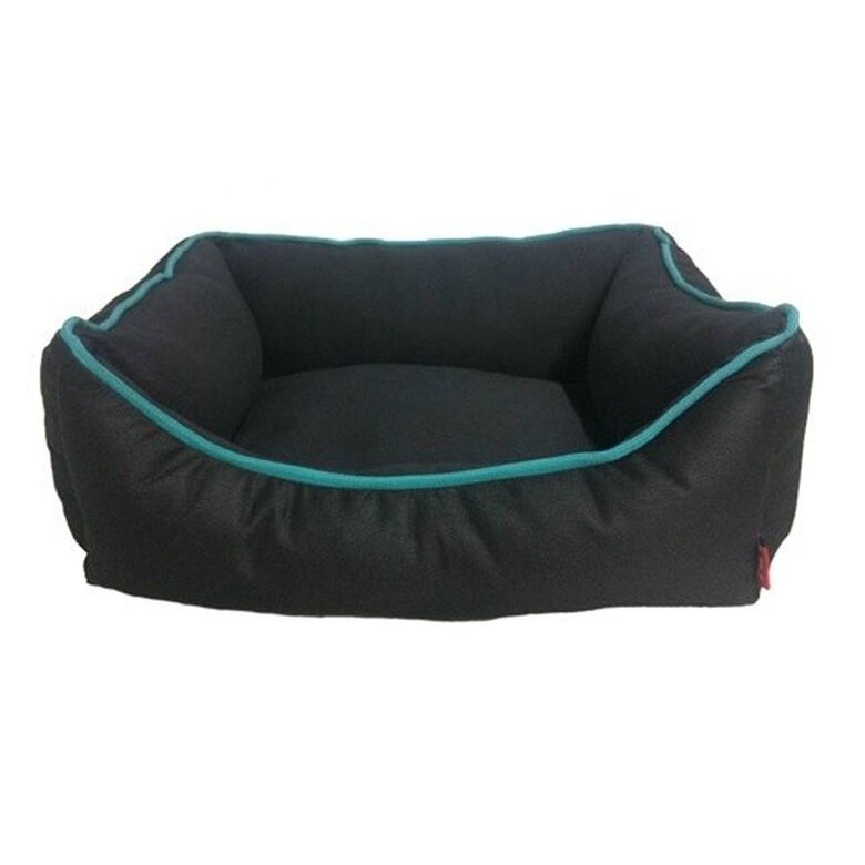 TopZoo Cosy Deco Negro-Verde XS40 Cama para perros, , large image number null