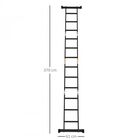 Escalera multiusos plegable con escalón caballete  color Negro, , large image number null