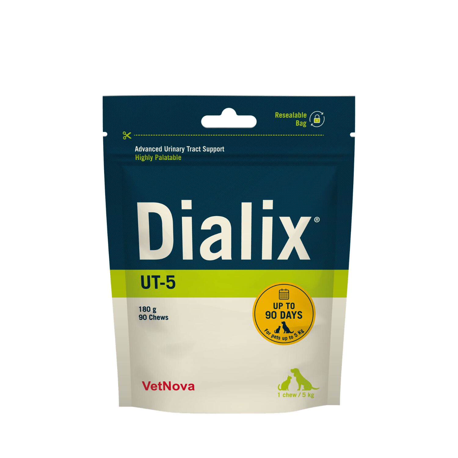DIALIX&reg; UT-5 | Soporte Urinario | Perros peque&ntilde;os y gatos | 90 chews, , large Imagen numero 1