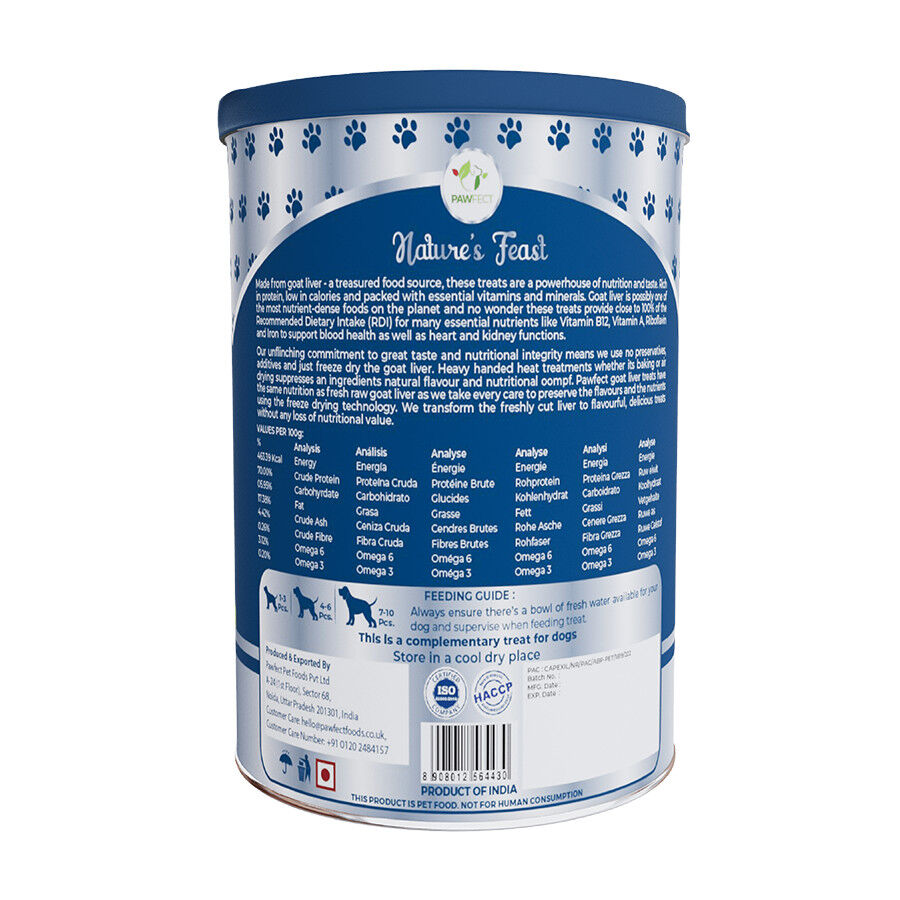 Golosinas liofilizadas para perros: h&iacute;gado de cabra (50 g/1,76 oz), , large Imagen numero 2