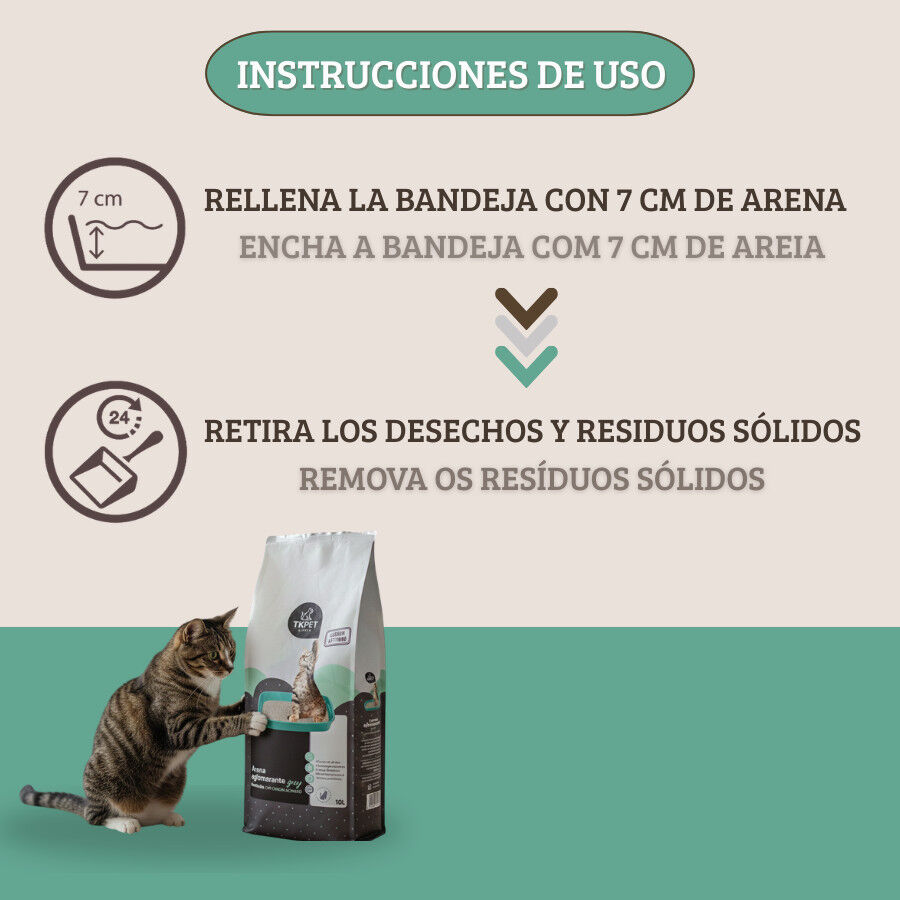 10 L  TK-Pet Arena con Carb&oacute;n Activo para Gatos, , large Imagen numero 4