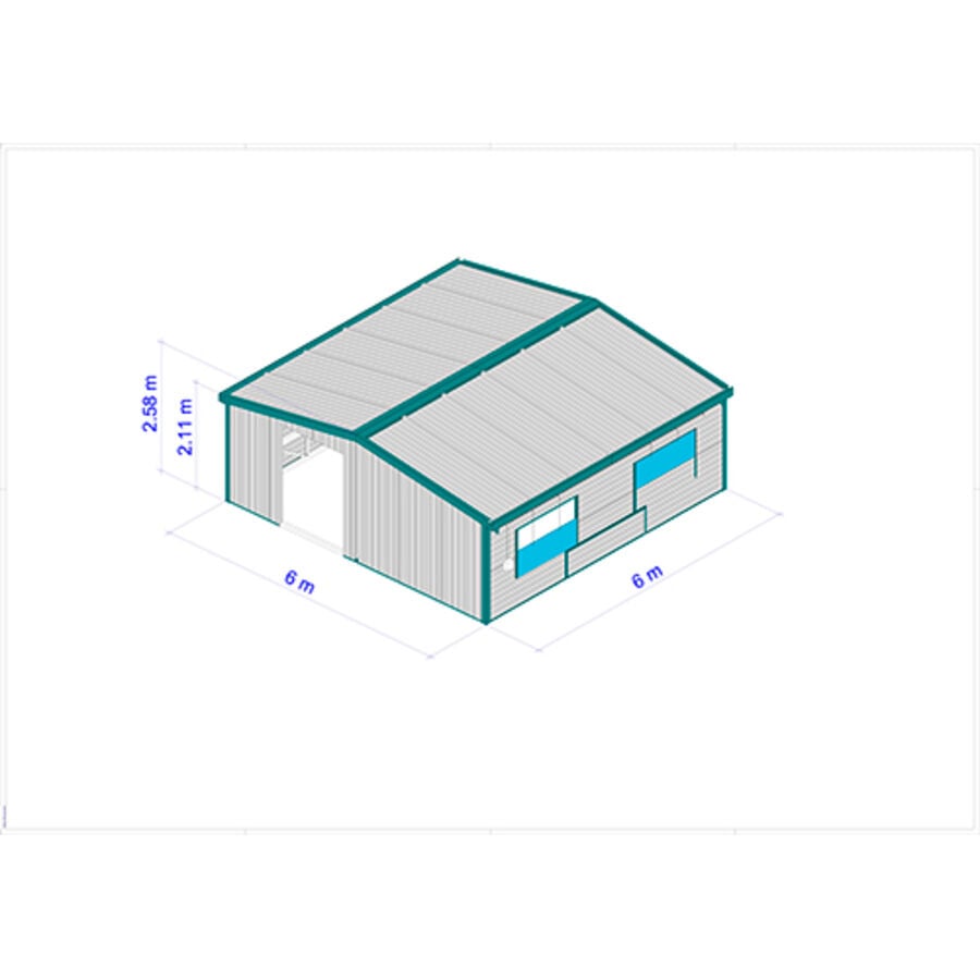 Ormital Corral móvil para aves thumbnail