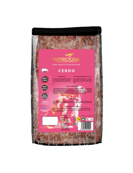 NUTRICIONE MEN&Uacute; COMPLETO CERDO 1KG, , large Imagen numero 1