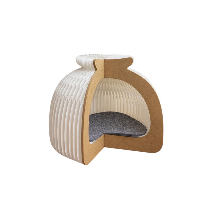 Althea Living - Cama Plegable para Gatos, papel kraft y cart&oacute;n reciclado, , large Imagen numero 1