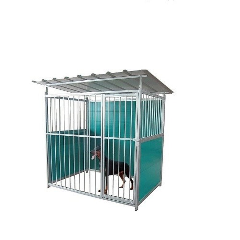 Escepticismo estera Mono Perrera Galvanizada para perros color Metal | Tiendanimal