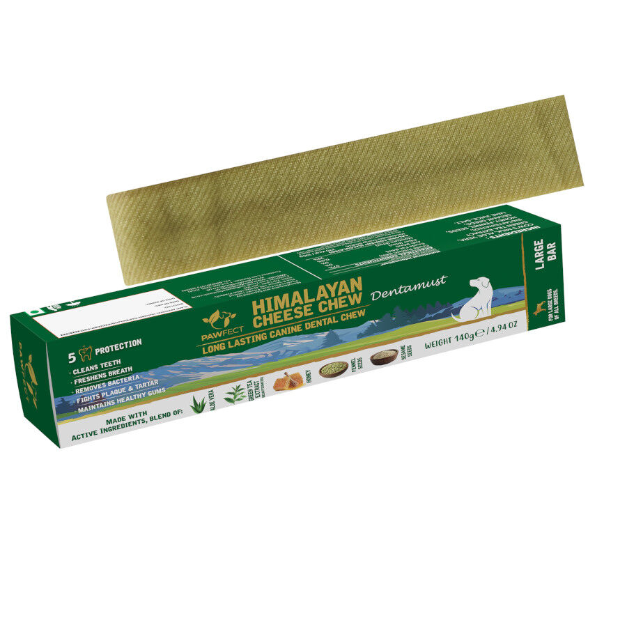 Pawfect Masticable de queso del Himalaya - Dentamust con infusión de aloe vera