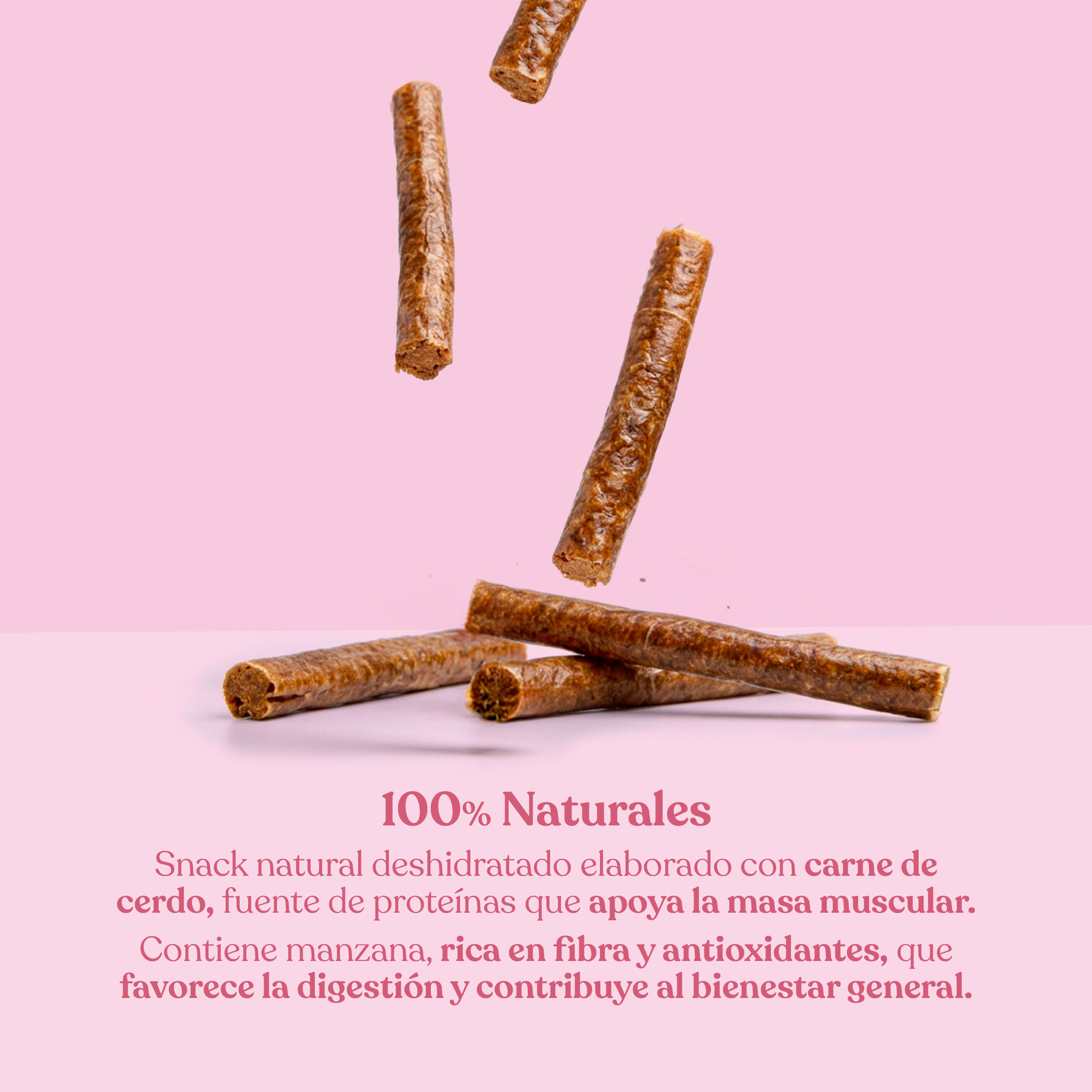 dr.bimix Barritas de 93,3% Cerdo con 2% Manzana para Perros | Snack Natural Premium, , large Imagen numero 3