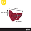 Gotoo Abrigo Impermeable Reflectante Rojo para perros, , large indicador imagen numero 4
