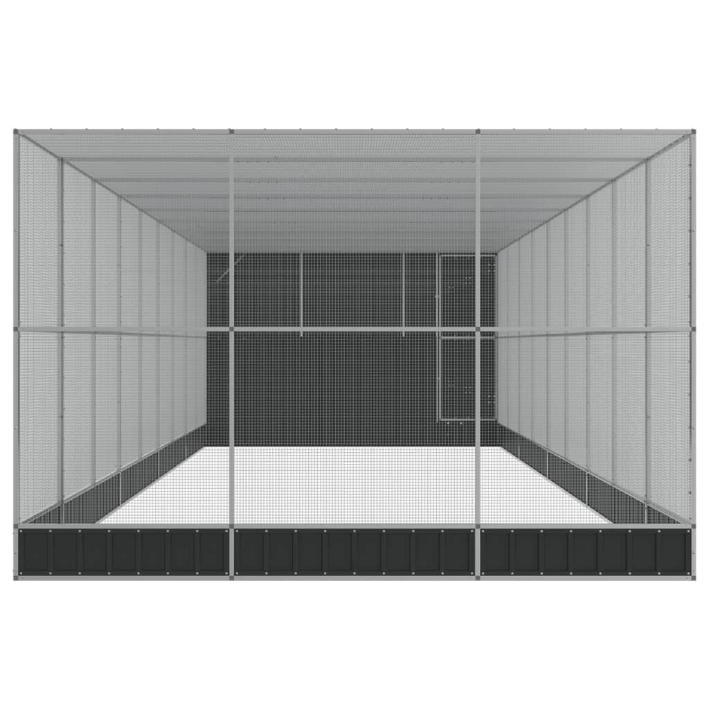 vidaXL Pajarera de acero extensible para Periquitos thumbnail