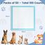 COSTWAY Almohadillas de Adiestramiento de Perros y Cachorros, 90 x 90 cm (100 Unidades) Empapadores Perros de 6 Capas, Almohadillas Desechables, Transpirables, Secado Rápido, A Prueba de Fuga, , large indicador imagen numero 2