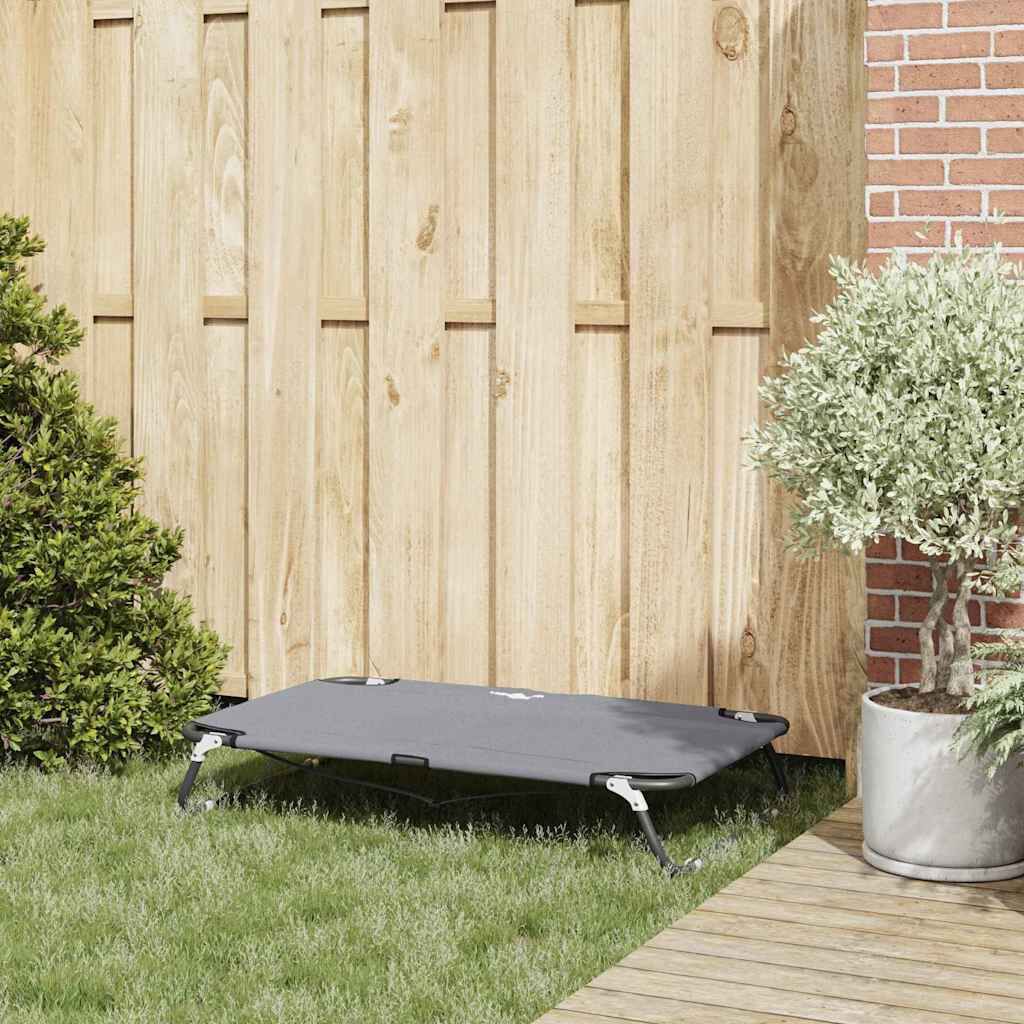 vidaXL Cama para Perros Plegable Sof&aacute; Silla Tela Oxford y Acero Gris Antracita, , large Imagen numero 8