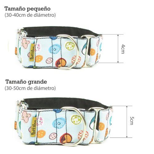 Collar Martingale Tri&aacute;ngulos para perros color Rojo, , large Imagen numero 4