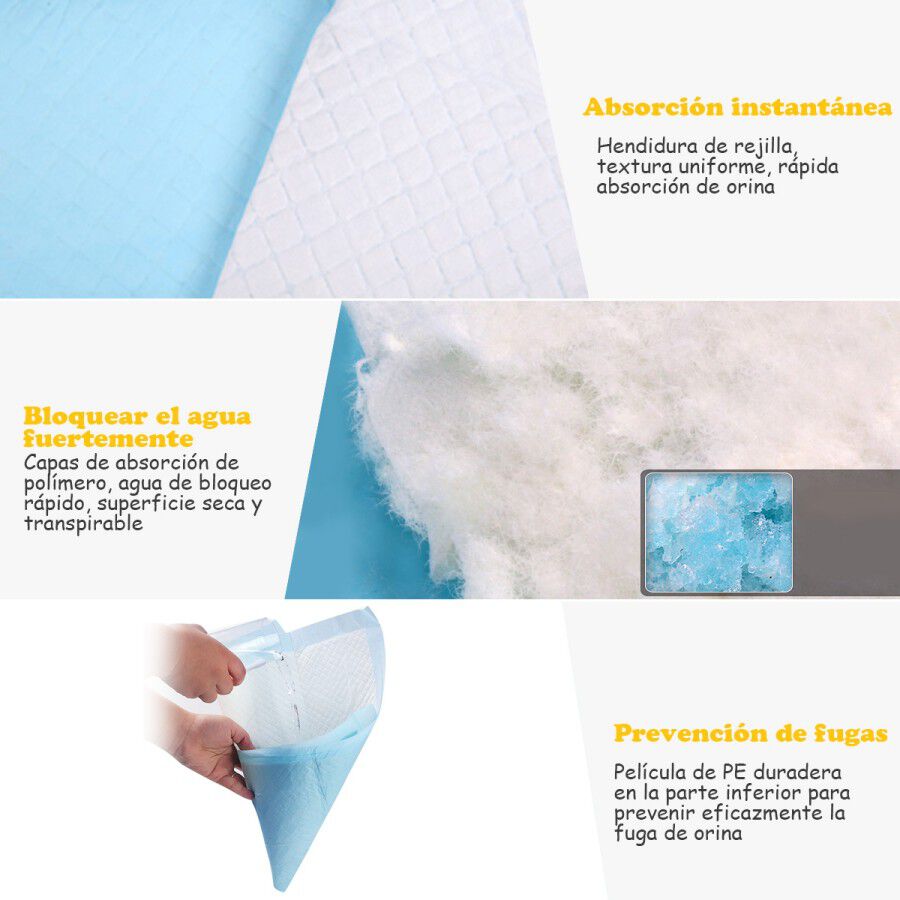 COSTWAY Almohadilla de entremaniento Desechable para Perros y Gatos thumbnail