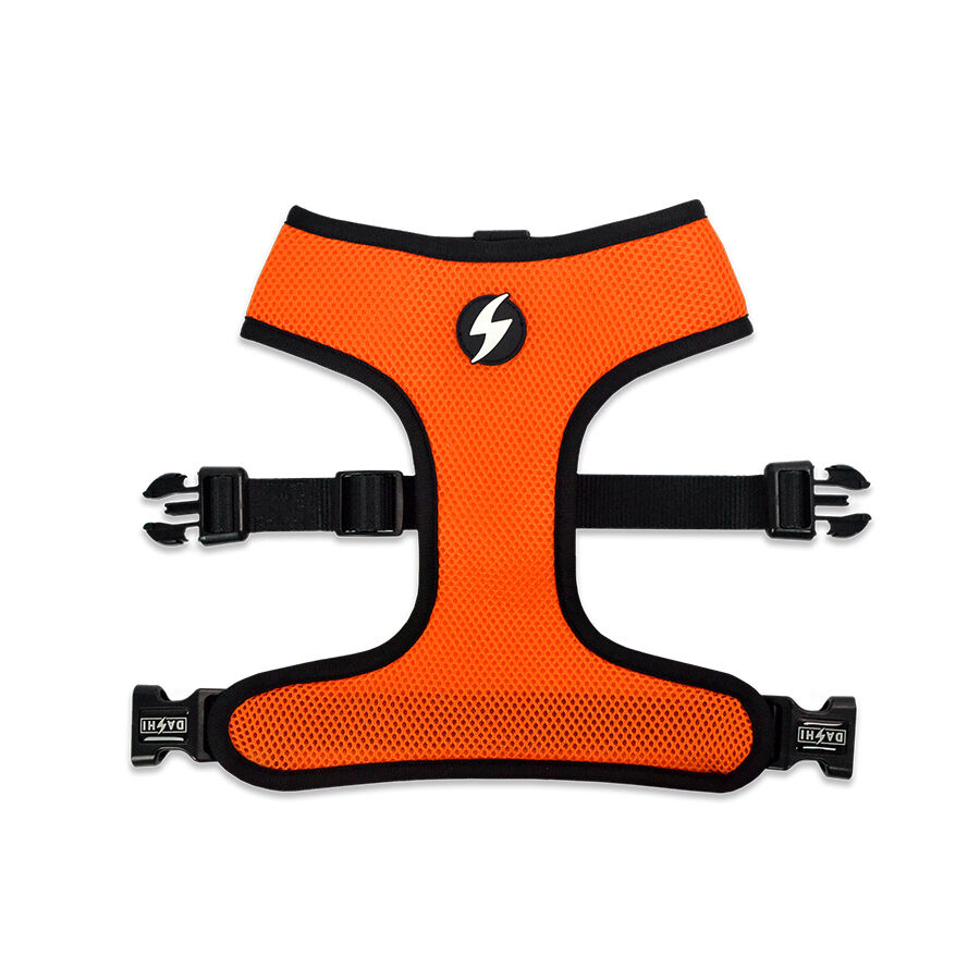 Dashi neo mesh stripes arn&eacute;s naranja y negro para perros, , large Imagen numero 2
