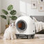 PawHut Arenero Gatos Autolimpiable 80L Arenero Autolimpiable Eliminación de Olores Control de APP Protección de Seguridad 1 Rollo de Bolsas de Basura, , large indicador imagen numero 2