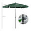 Outsunny Sombrilla de Jardín de Aluminio 198x130x245 cm Parasol de Jardín Rectangular con Función de Inclinación para Terraza Patio Exterior Verde, , large indicador imagen numero 3