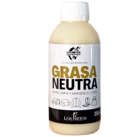 Grasa neutra | 250 ml | Equipamiento para el caballo | Producto de Guarnicioner&iacute;a | Tradici&oacute;n artesana | Color Blanco | Los Nietos