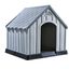 Vidaxl caseta exterior gris para perros, , large indicador imagen numero 2