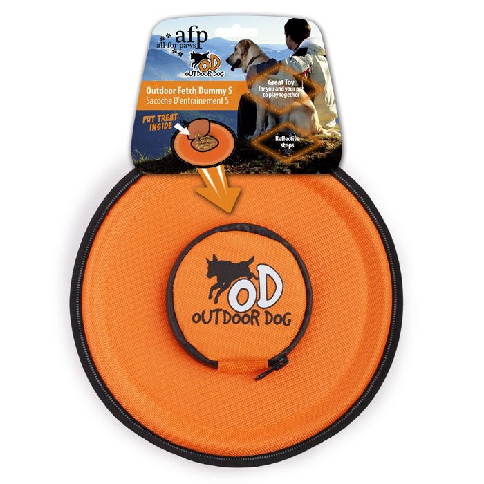 Frisbee 24 cm OUT DOOR DOG  Verde&Narnja, , large Imagen numero 1