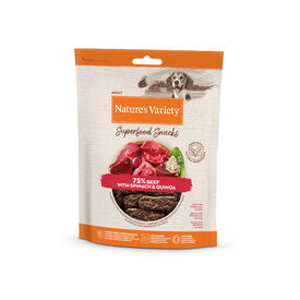 Nature's Variety Barritas Ternera snacks superfood para perros