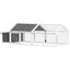 PawHut Gallinero Blanco y Gris, , large indicador imagen numero 1