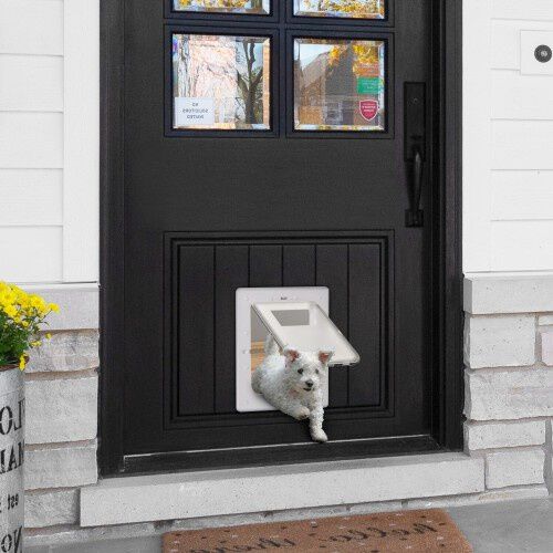 PawHut puerta de seguridad para mascotas, , large Imagen numero 2