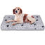 HOME MERCURY- Cama de Mascota, Colchón para Perro, Colchoneta Reversible Estampada Relleno de Espuma para Interior y Exterior. (Medium, Estrellas), , large indicador imagen numero 1