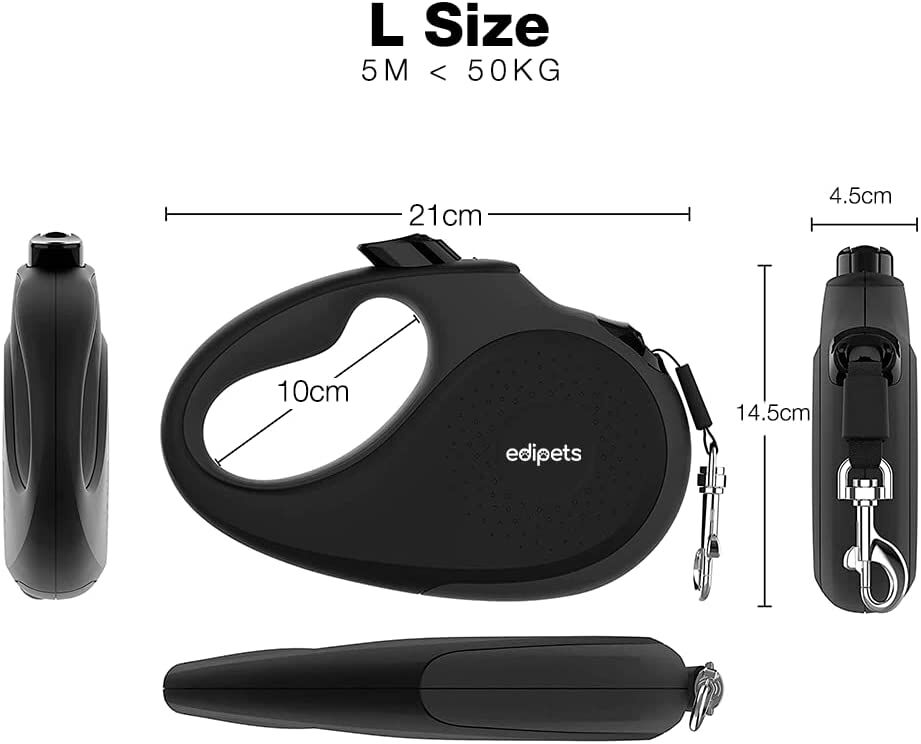 CORREA PERRO EXTENSIBLE 5M <50KG, , large Imagen numero 3