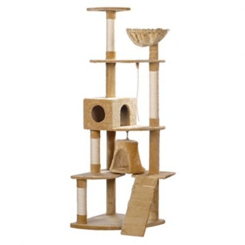 Rascador gimnasio para gatos color Beige, , large image number null