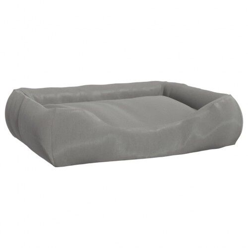 Vidaxl cama rectangular acolchada gris claro para mascotas, , large Imagen numero 1