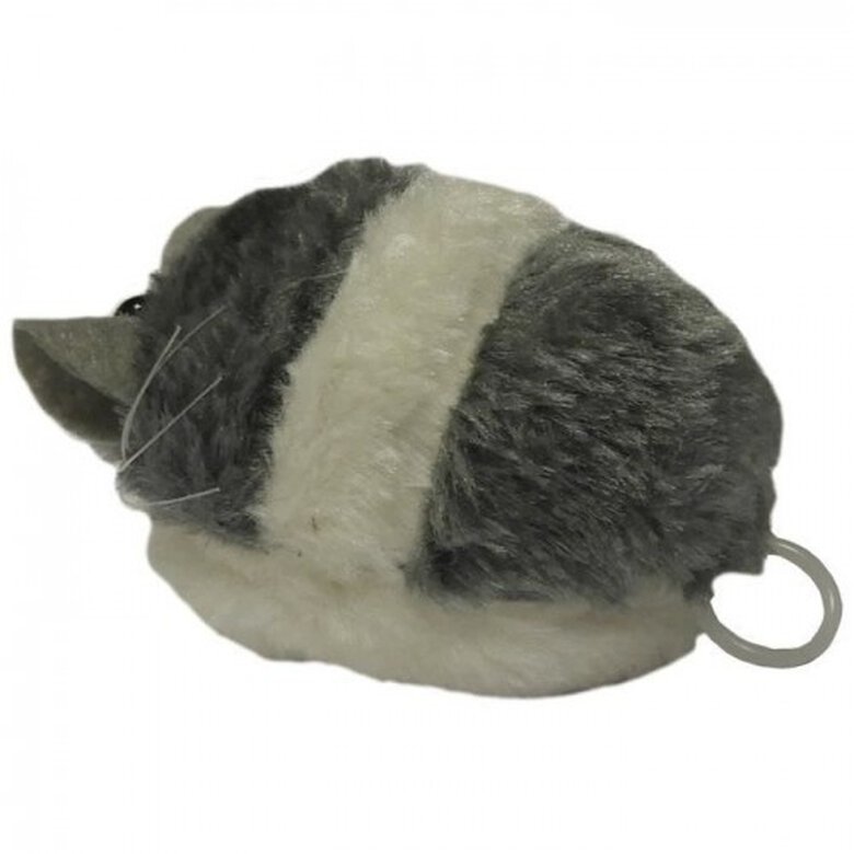 AIME juguete de ratón vibrante gris para gatos, , large image number null