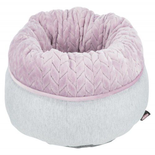 Trixie Junior Cama Redonda Gris con Lila para perros, , large Imagen numero 1