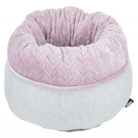 Trixie Junior Cama Redonda Gris con Lila para perros