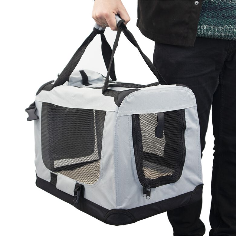 Mobiclinic Transportín Balú Bolsa Plegable Grande Gris para perros y Gatos thumbnail