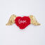 FOFOS | Coraz&oacute;n con Alas Doradas y Catnip Natural (Colecci&oacute;n D&iacute;a de San Valent&iacute;n) - Para Gato, , large indicador imagen numero 3