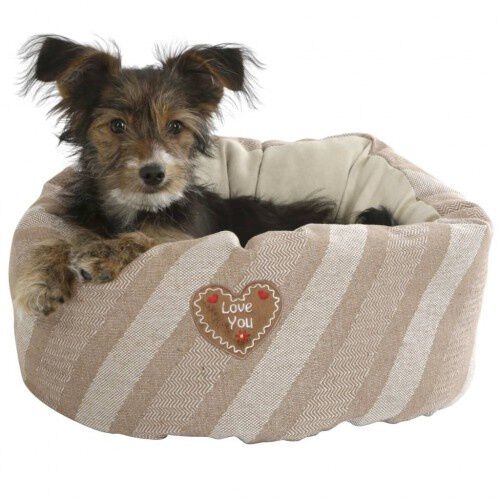 Cama Love you para perros peque&ntilde;os color Beige, , large Imagen numero 3