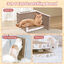 Nobleza Rascador Cartón para Gatos Tableros 3 en 1 con Hierba Gatera, Rascador de Cartón Corrugado, Rascador de Muebles, Disponible en Ambos, , large indicador imagen numero 4