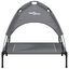 vidaXL Cama para perros con dosel antracita tela oxford y acero, , large indicador imagen numero 7