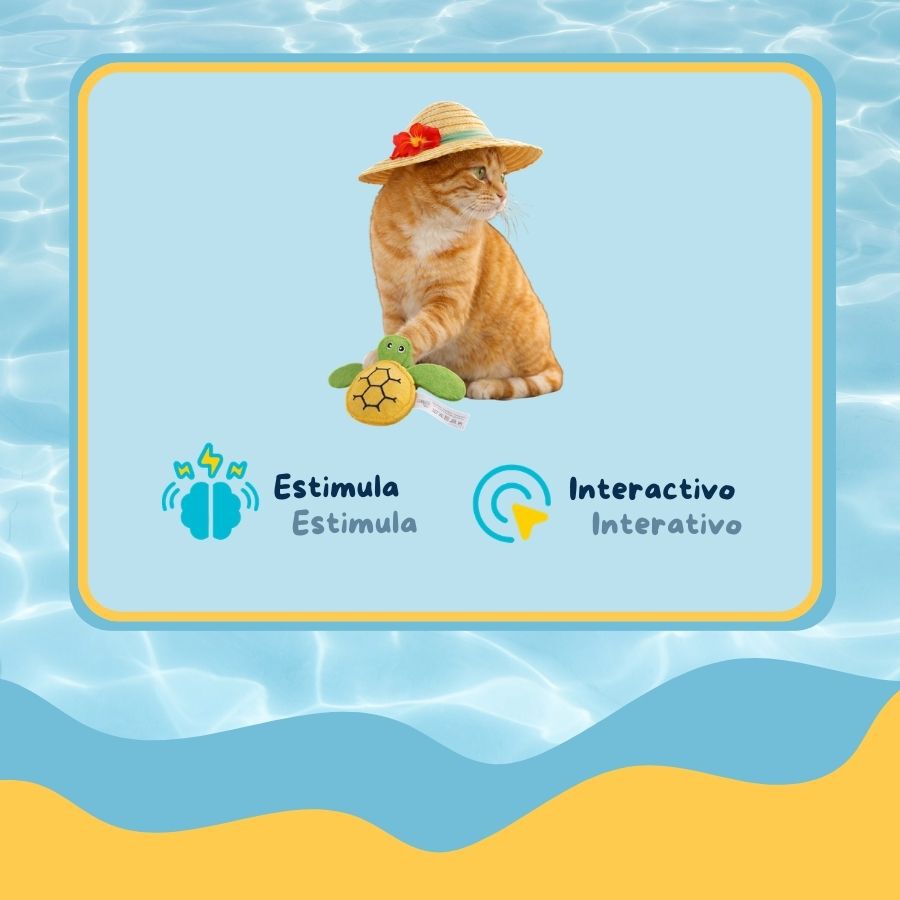 Summer Vibes Tortuga Peluche para gatos, , large Imagen numero 3